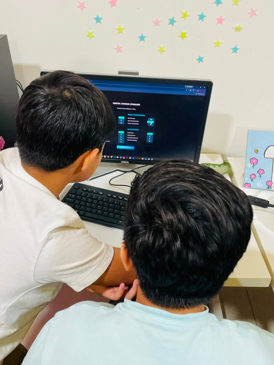 A browser game a student built and published